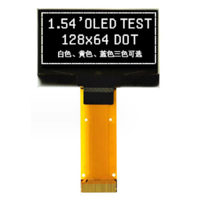 1.54 นิ้ว OLED SSD1309 โมโนครอม ดิสเพลล์ พร้อมอินเตอร์เฟซ SPI แบบปาราเลลและ 4 สาย