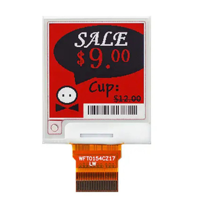 E-Paper Module Digital Display 1.54&quot; 3 สี EPD 24 Pin ESL E-Ink 200*200 จุด SPI อินเตอร์เฟซออปติกส์ ทุกมุมมอง