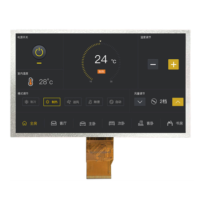 7 นิ้ว 40 ปิน LVDS TFT LCD Display CTP ตัวเลือก 1024x600 พิกเซล