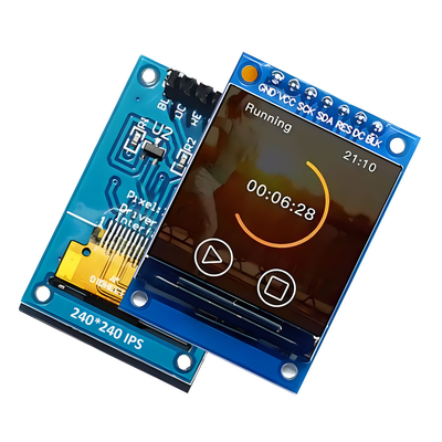 1.3&quot; SPI TFT LCD Display Screen Module ST7789 240x240 3.3V 65K สีเต็ม 51 STM32 สําหรับ Arduino