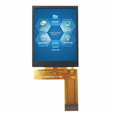 TFT LCD 2.8 &quot;นิ้วมุมมองทั้งหมด 240x320 IPS ประเภท Tft Lcd พร้อมอินเทอร์เฟซ MCU / SPI / RGB