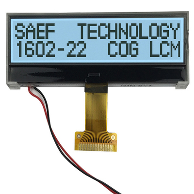 ตัวอักษร 16x2 จอแสดงผล LCD FSTN Positive ST7032 3.3V MCU Interface