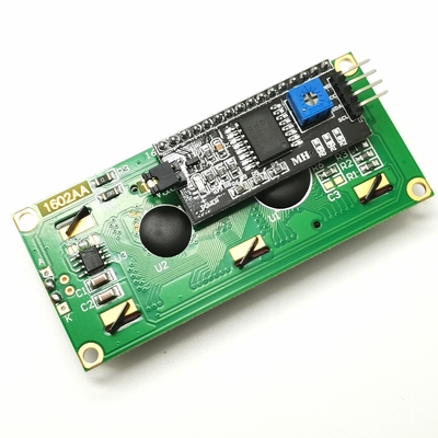 อินเทอร์เฟซ I2C 16x2 ตัวอักษรจอแสดงผล LCD สีน้ำเงิน 5V 4 Pins Number