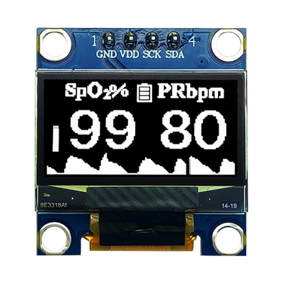 จอ OLED ขนาด 128x64 0.96 นิ้ว อินเตอร์เฟซ I2C ขนาดคอมแพคต์ 50 สต๊อกตลอดชีวิต