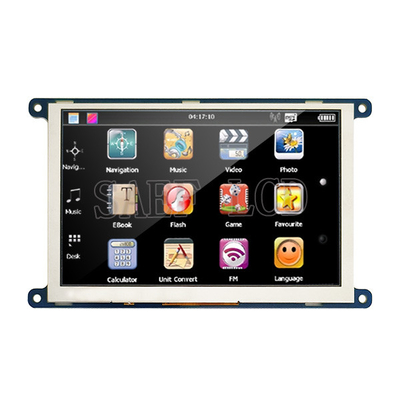SPI Serial Interface จอแสดงผล TFT LCD ขนาด 5 นิ้ว 800x480 Dots IPS Automotive Grade