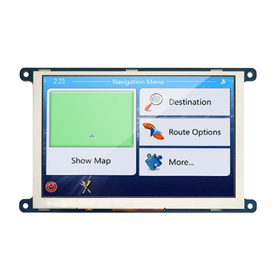 SPI Serial Interface จอแสดงผล TFT LCD ขนาด 5 นิ้ว 800x480 Dots IPS Automotive Grade