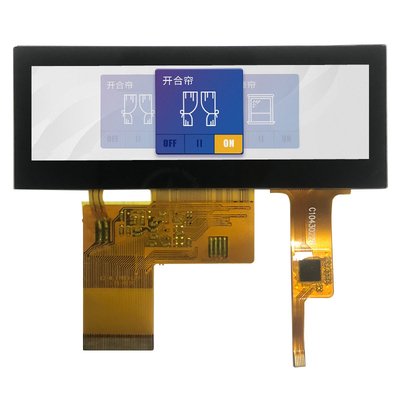 480x128 โมดูล RGB TFT LCD ขนาด 3.9 นิ้วพร้อมหน้าจอสัมผัสแบบ Capacitive 40 Pin