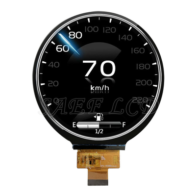 หน้าจอ LCD TFT ทรงกลมขนาด 4 นิทส์ ความสว่างสูง 1000 นิทส์ (720x720 จุด) พร้อมอินเตอร์เฟซ MIPI 4 เลน