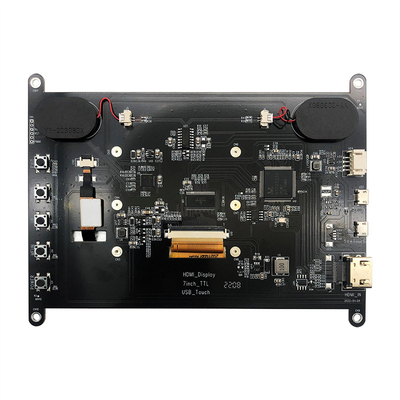 800x480 หน้าจอสัมผัสแบบ Capacitive 7 นิ้วจอแสดงผล HDMI เข้ากันได้กับ Raspberry Pi 3 4 5