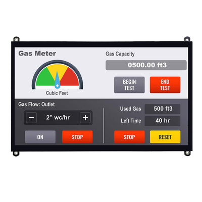 10.1" 1024x600 IPS PCAP จอสัมผัสแบบจุจุจุ TFT LCD สนับสนุน HDMI Connector