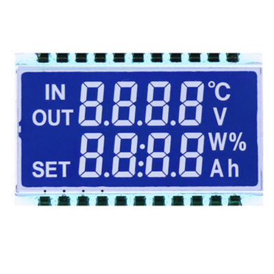 LCD Display ช่องจอรอบ Octagonal Water Cup VA ช่องเจ็ด LCD ช่องจอสําหรับอุณหภูมิและความชื้น LCD