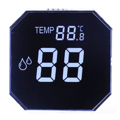 LCD Display ช่องจอรอบ Octagonal Water Cup VA ช่องเจ็ด LCD ช่องจอสําหรับอุณหภูมิและความชื้น LCD
