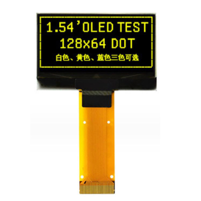 1.54 นิ้ว OLED SSD1309 โมโนครอม ดิสเพลล์ พร้อมอินเตอร์เฟซ SPI แบบปาราเลลและ 4 สาย