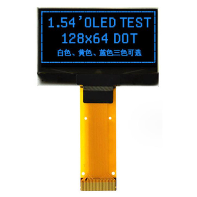 1.54 นิ้ว OLED SSD1309 โมโนครอม ดิสเพลล์ พร้อมอินเตอร์เฟซ SPI แบบปาราเลลและ 4 สาย