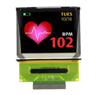 สีเต็ม 1.45 นิ้ว AMOLED Display UG-6028GDEEF01 SSD1333 เครื่องควบคุม 160x128 Passive Matrix 30 Pin ZIF Connection สําหรับอุปกรณ์การแพทย์