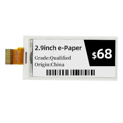 เร็ว Refresh Eink 2.9 นิ้ว ความละเอียด 296x128 ดํา ขาว สีแดง E-Ink E-paper Display Module