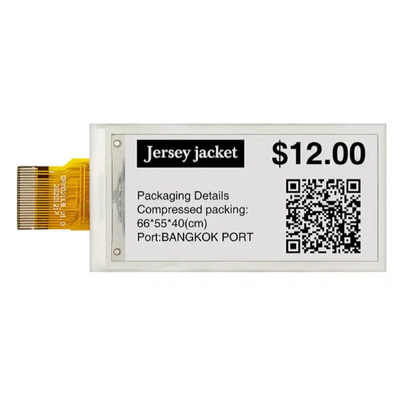 2.9 นิ้ว ESL อิเล็กทรอนิกส์ Epaper Display Eink ดิจิตอลราคาแท็ก