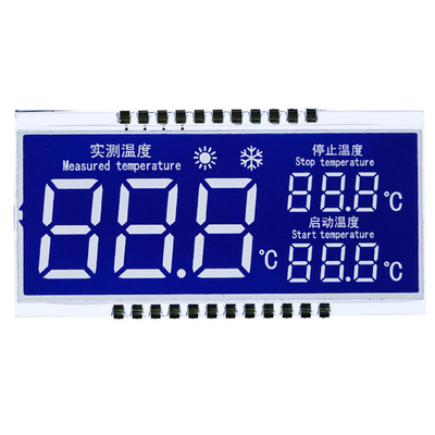 แผน LCD STN ที่กําหนดเอง, STN Blue Mode / Background White Characters / Fonts Display, การเชื่อมต่อสปินโลหะ