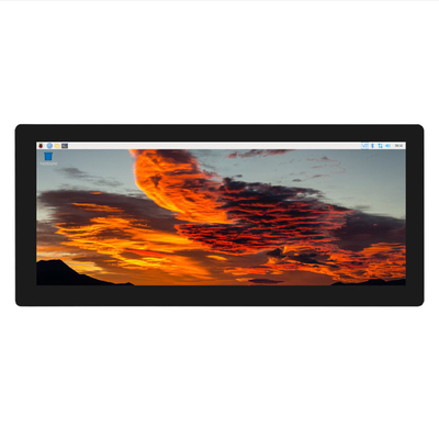 สตริปบาร์ LCD ขนาด 12.3 นิ้ว เครื่องจักรยานยนต์ พร้อม CTP, HDMI อินเตอร์เฟซ รองรับ Raspberry Pi, Windows, Jetson Nano