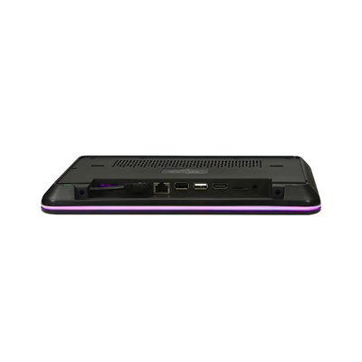 Android All-In-One 10.1 Inch Multi-Touch Screen Advertising Player 1280*800 พร้อมไฟสี