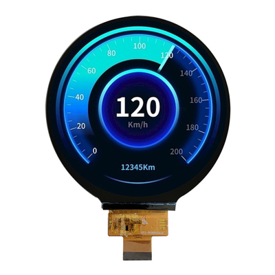 เครื่องจักรยานยนต์เกรด 4 นิ้ว 720 X 720 จุด กลม TFT LCD Display MIPI อินเตอร์เฟซ 1000nits