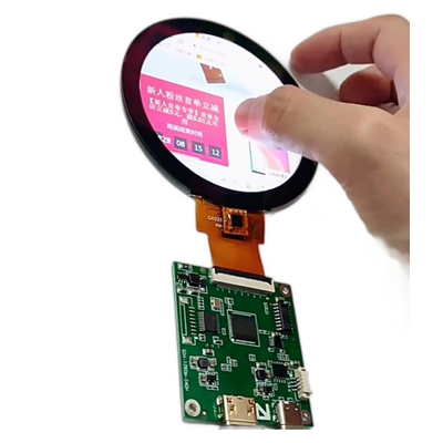 HDMI TFT LCD Display 4 นิ้ว รอบ, วงกลม TFT LCD 4&quot; ด้วย MIPI Interface