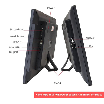 15.6' Indoor Interactive Lcd Digital Signage Display โฆษณาทางการค้า วิดีโอมีเดียเพลย์ Android Wifi ทั้งหมดในหนึ่ง