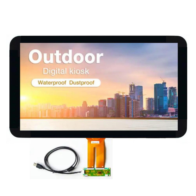 ความสว่างสูง 1000Nits 21.5 นิ้ว IPS TFT LCD Display ความละเอียด FHD ด้วย LVDS Interface