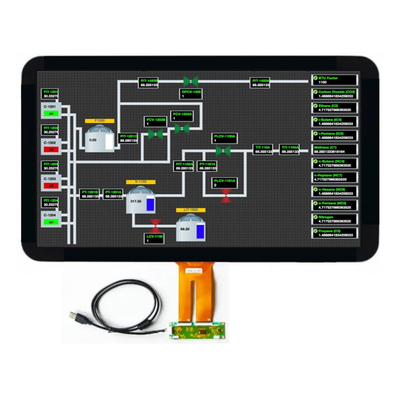 PCAP TFT Display 21.5 นิ้ว FHD 1920*1080 ความละเอียด, LVDS 21.5 นิ้ว TFT LCD Display พร้อม Driver ไฟหลัง LED