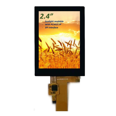 แสงแดดอ่าน 2.4 นิ้ว IPS TFT LCD Display ILI9341V Driver SPI อินเตอร์เฟซ