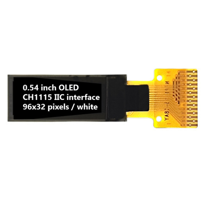 0.54 นิ้ว I2C OLED จอ 96x32 พิกเซล 60cd / M2 ทุกมุมมอง