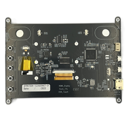 หน้าจอ LCD HDMI TFT ขนาด 7 นิ้ว พร้อมจอสัมผัสจุสําหรับ Raspberry PI