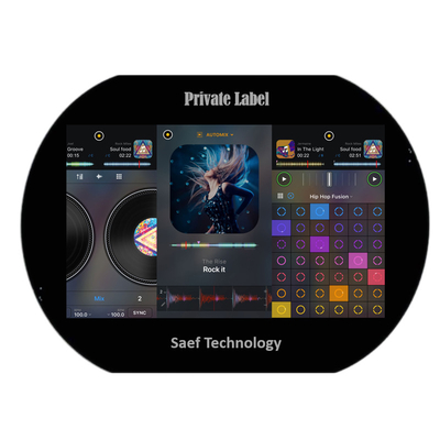 โรงงานจีน 10.1 นิ้ว TFT LCD Display 1280x800 พิกเซล IPS แบบ LVDS ด้วย CTP