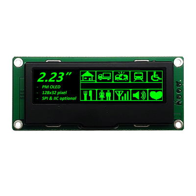128x32 ดอท OLED โมดูลจอกราฟิก 2.23 นิ้ว SPI อินเตอร์เฟซ