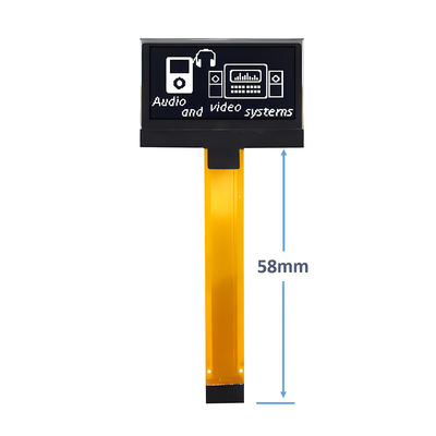 1โมดูลจอ OLED ขนาด.3 นิ้ว 128x64 16 Pin ZIF Connection CH1116 Driver