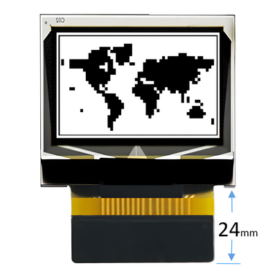 0สกรีน OLED ขนาดเล็ก 42 นิ้ว ขนาด 72x40 กราฟฟิก ZIF การเชื่อมต่อ SPI และ IIC อินเตอร์เฟซ
