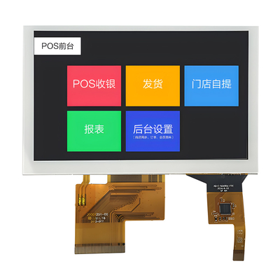 หน้าจอสัมผัส LCD TFT ขนาด 5 นิ้ว, หน้าจอสัมผัสแบบ Capacitive อุตสาหกรรม 800 × 480
