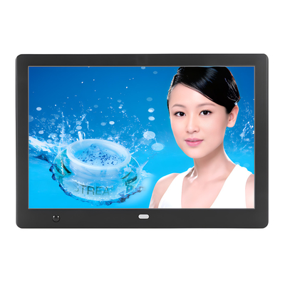 10.1 นิ้ว กรอบภาพดิจิทัล IPS 1280x800 ปุ่มควบคุม การเล่นวีดีโอและภาพที่หมุนโดยอัตโนมัติ