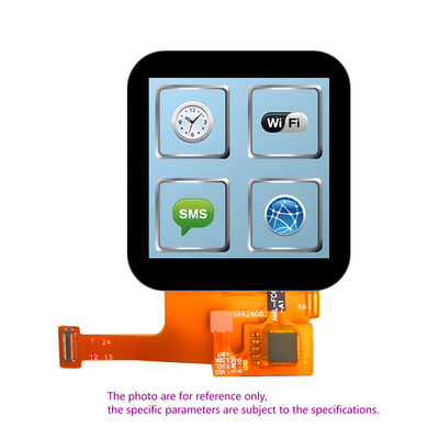1.54 นิ้ว PCAP TFT Capacitive Display 320*320 ด็อต LCD อินเตอร์เฟซ MIPI