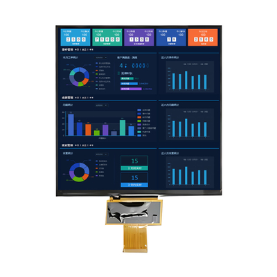 แสงแดดอ่าน 7.6 นิ้ว TFT LCD Display 1000 Nits 800x800 พิกเซล สี่เหลี่ยมประเภทจอ IPS