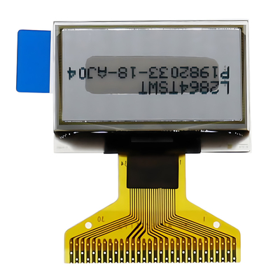 สีสองสี เหลือง+น้ําเงิน 0.96 นิ้ว หน้าจอ OLED หนา SPI