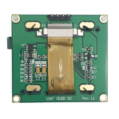 1.54 นิ้ว อินเตอร์เฟซ I2C SSD1309 จอแกรฟิก OLED มีพื้นที่ทํางาน 35.06 x 17.52 มม ความละเอียด 128x64