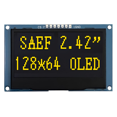 2.42 นิ้ว 7 ปิน SPI อินเตอร์เฟซ OLED Control Board SSD1309/SPD0301 ไดรเวอร์ IC