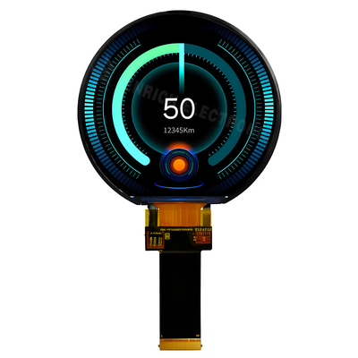 OEM 3.6 นิ้ว โมดูลจอ LCD TFT รอบ ด้วยความละเอียด 544 * 506 อินเตอร์เฟซ RGB