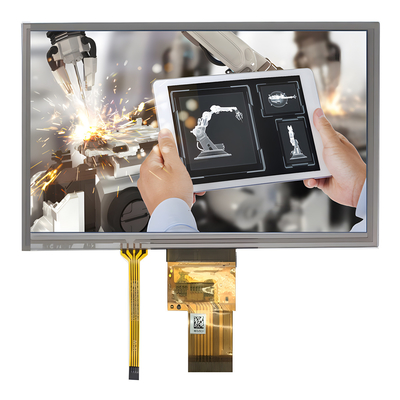 หน้าจอจอเครื่องสวย 9 นิ้ว TFT LCD 800x480 จุด อินเตอร์เฟซ RGB ด้วย RTP