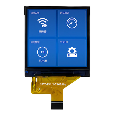 SPI Interface 1.54 นิ้ว TFT Display 240x240 จุด 10 Pin ZIF Connection