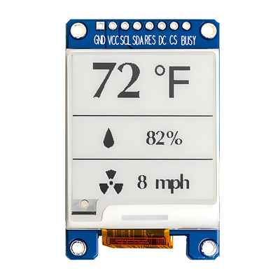 SPI E-Ink Display 1.5 นิ้ว สีดําและขาว 152x152 จุด 1.54&quot; E-Paper Display