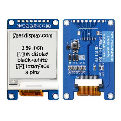 SPI E-Ink Display 1.5 นิ้ว สีดําและขาว 152x152 จุด 1.54&quot; E-Paper Display