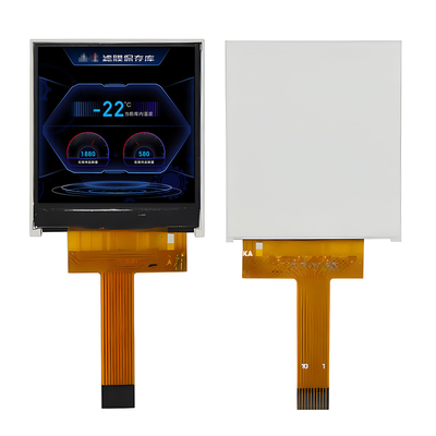 1.44 นิ้ว หน้าจอ LCD TFT ขนาดเล็ก 128x128 พิกเซล อินเตอร์เฟซ SPI ZIF FPC Connection