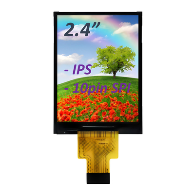 การรับประกันราคาต่ํา 2.4-inch IPS TFT LCD 10 Pin SPI Interface